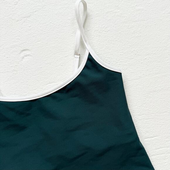 Eleven By Venus Williams Green Crop Cami Tank Top, Size Small - Picture 2 of 6